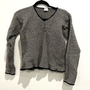 Armani Black and White Sweater